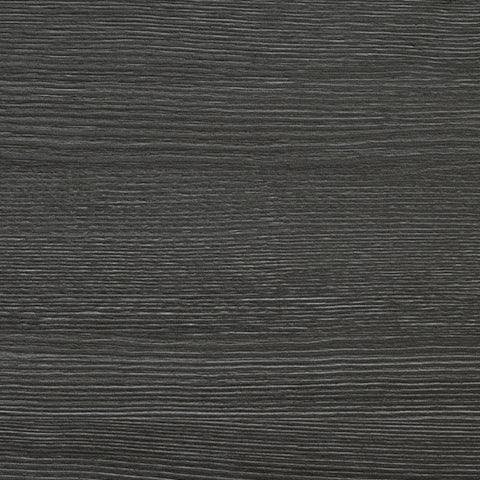 Yarlow Linen gray storage bench angled view