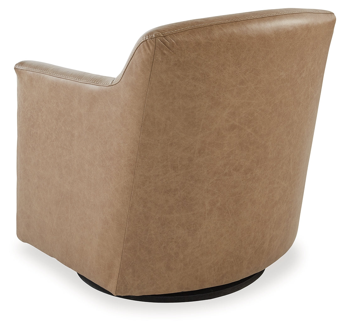 Bradney Swivel Accent Chair rear view