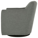 Bradney Smoke Swivel Accent Chair - Ella Furniture