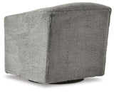 Bramner Charcoal Swivel Accent Chair swatch