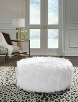 Galice Ottoman top view showing cushioned surface