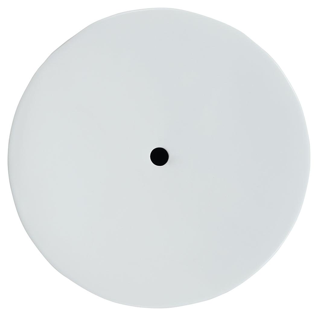 Jungrove White Stool - Ella Furniture