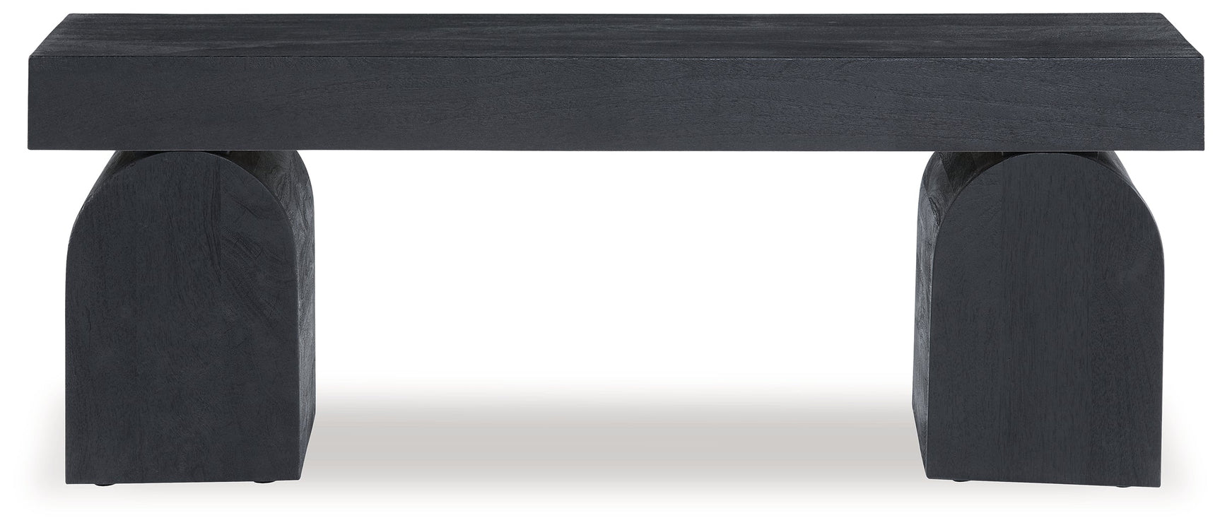 Holgrove black accent bench side profile