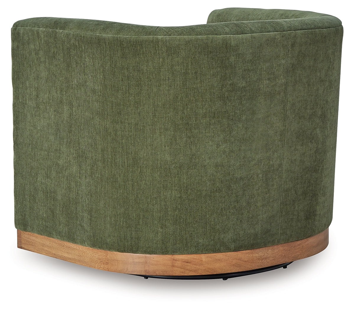 Jersonlow Forest Green Swivel Chair back view