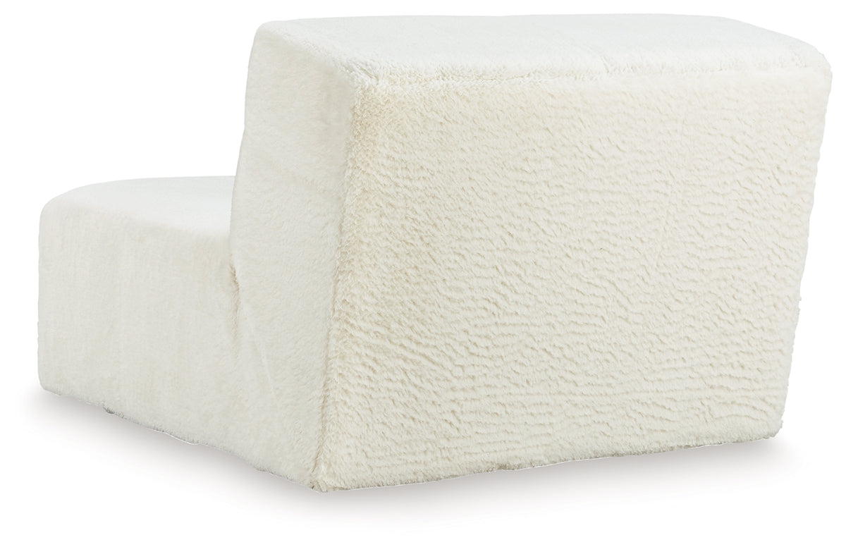 Brettner Ivory Accent Chair close-up detail