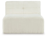 Brettner Ivory Accent Chair side view