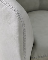 Leather swatch for Kierreys Bone Swivel Accent Chair