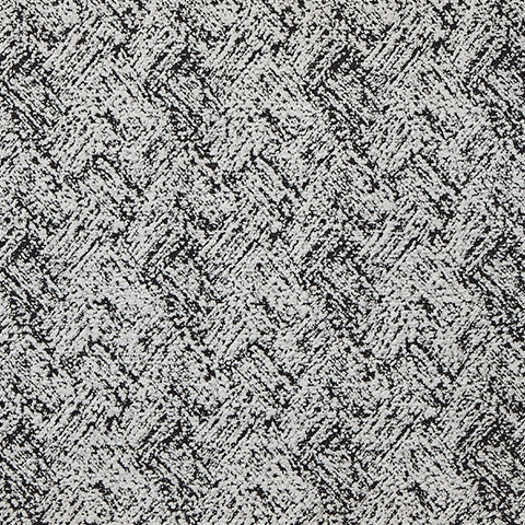 Kenbell Black and White Chevron Accent Chair front view