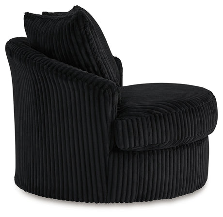 Gramwell Onyx Swivel Chair side profile