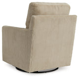 Back view of Icaman Sand Swivel Chair