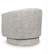 Wardsor stone fabric swivel accent chair detailed fabric swatch