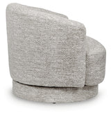 Wardsor stone fabric swivel accent chair back view