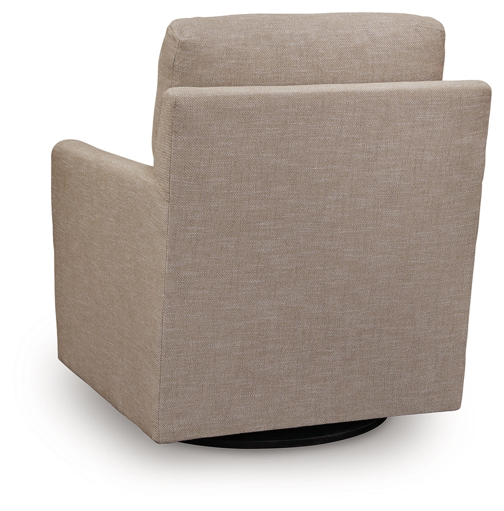Freybourne swivel accent chair back view