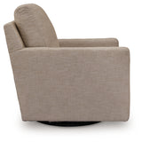 Freybourne swivel accent chair side view