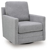 Freybourne swivel accent chair angled side view