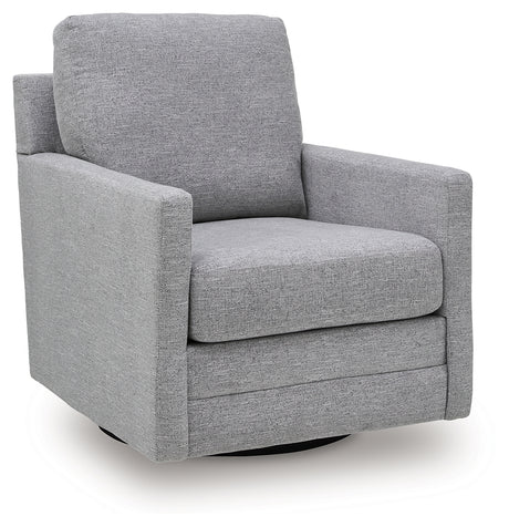 Freybourne swivel accent chair angled side view