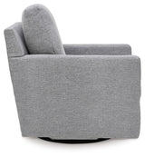 Freybourne swivel accent chair side profile view