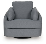 Head-on view of Alainmont swivel power recliner