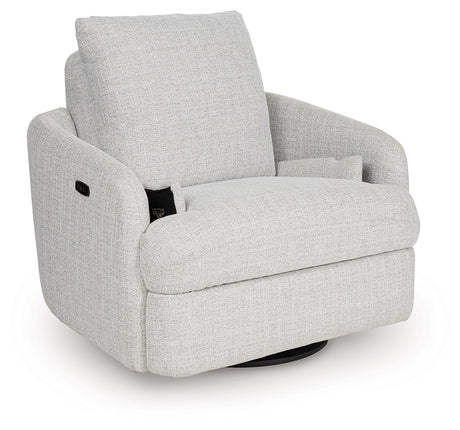 Detail of hidden storage compartments inside recliner