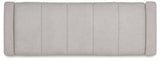 Akselman Gray Storage Bench top view