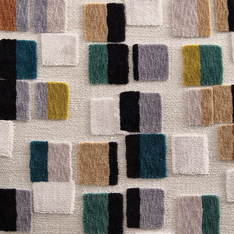 Fabric swatch for Fenna Multicolor Accent Chair