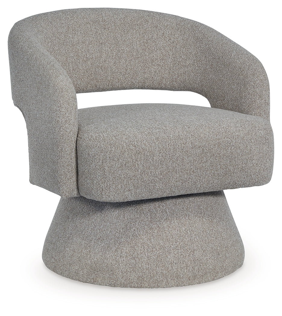 Nashkins Pebble Swivel Accent Chair