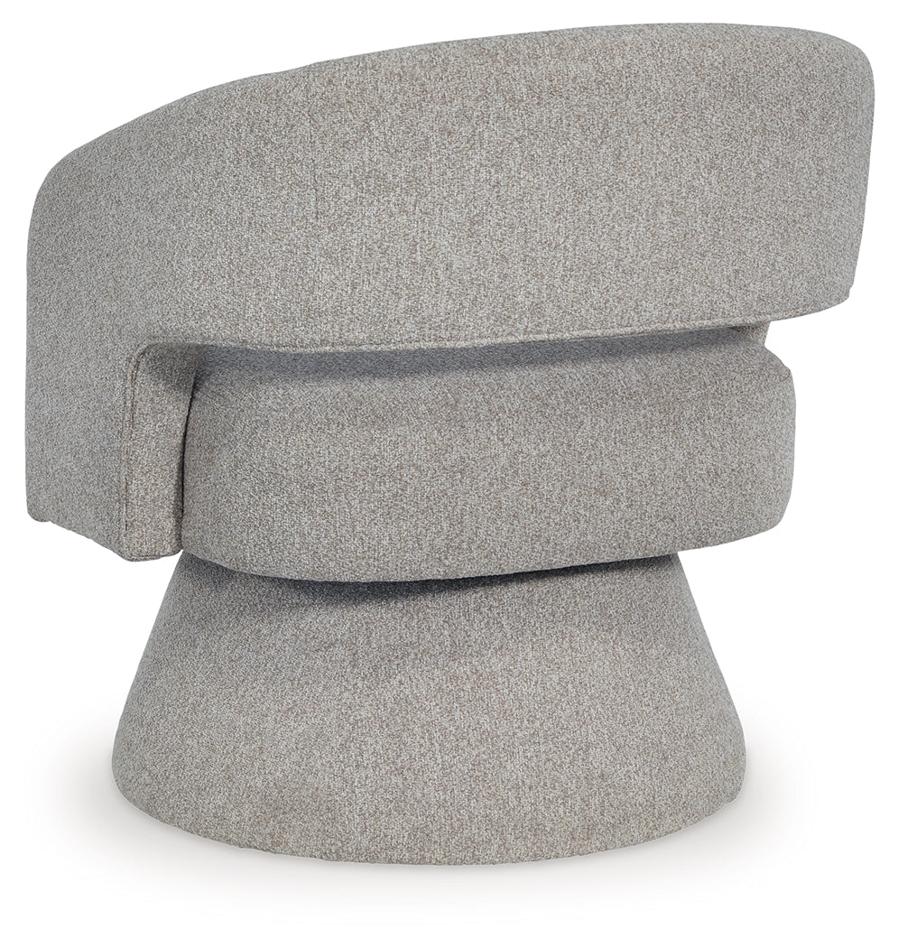 Nashkins Pebble Swivel Accent Chair