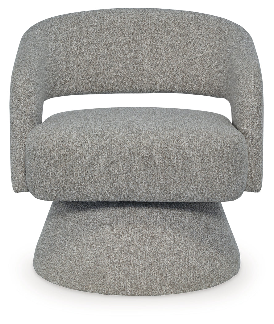 Nashkins Pebble Swivel Accent Chair