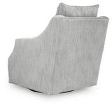Gubbins Gray Swivel Accent Chair view 5