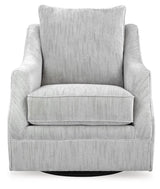 Gubbins Gray Swivel Accent Chair view 3