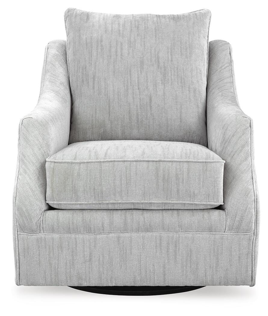 Gubbins Gray Swivel Accent Chair view 3