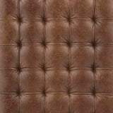 Junsor Brown/Black Coffee Table Ottoman finish detail