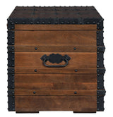Kettleby Brown Storage Trunk side view