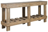 Susandeer sofa console table head-on front view