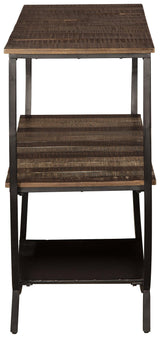 Lamoney Gray/white/brown Sofa/console Table - Ella Furniture