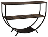 Lamoney Gray/white/brown Sofa/console Table - Ella Furniture