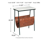 Etanbury Accent Table dimension diagram