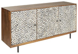 Kerrings Accent Cabinet front view highlighting color finishes
