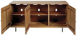 Kerrings Accent Cabinet open door showing internal shelves