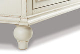 Roranville Antique White Accent Cabinet - Ella Furniture