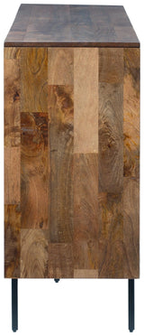 Prattville accent cabinet side view showing depth