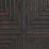 Elinmore Accent Cabinet wood and metal finish detail