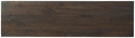Elinmore Accent Cabinet detailed view of patterned door