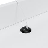 Blariden White Accent Table drawer detail