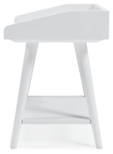 Blariden White Accent Table side angle