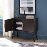 Orinfield Accent Cabinet doors open showing interior