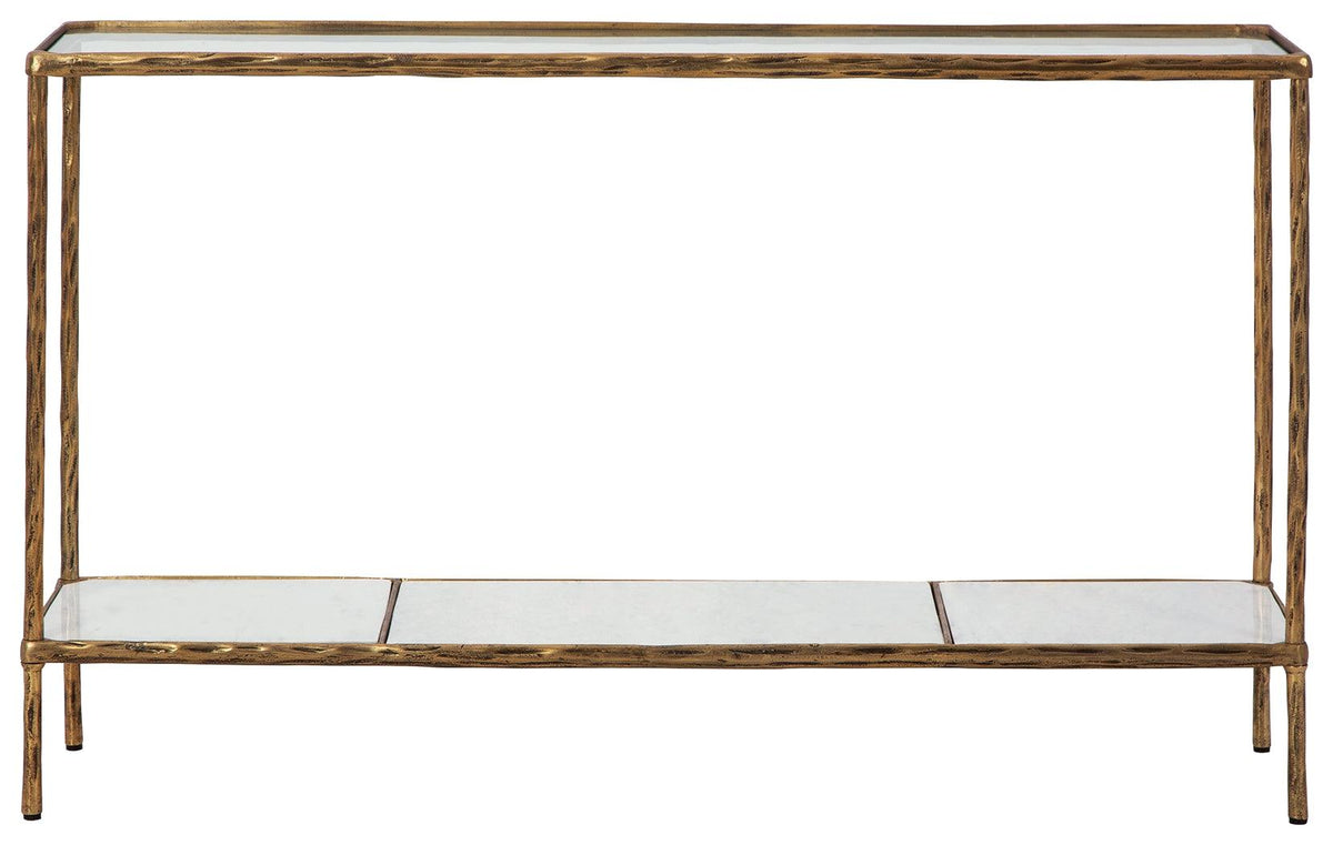 Ryandale Console Sofa Table head-on front view