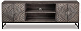 Treybrook Accent Cabinet head-on front view