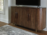Amickly Accent Cabinet with TV on top