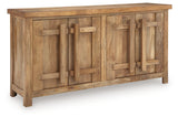 Dresor Accent Cabinet side angle with doors closed